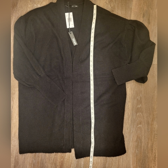 David Bitton Buffalo Celia Black Open Oversized Cardigan - Picture 8 of 11